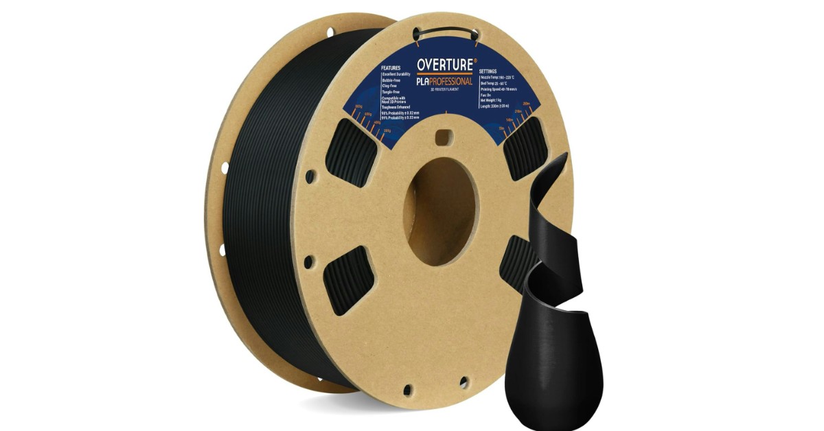 OVERTURE PLA+ mejor filamento pla para miniaturas