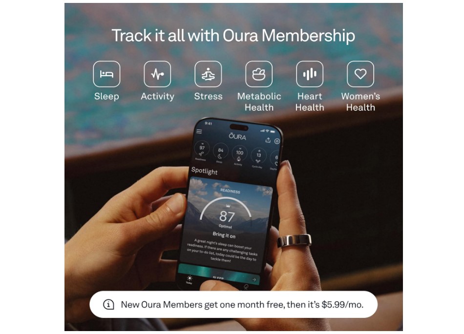 Anillo inteligente Oura Ring 4