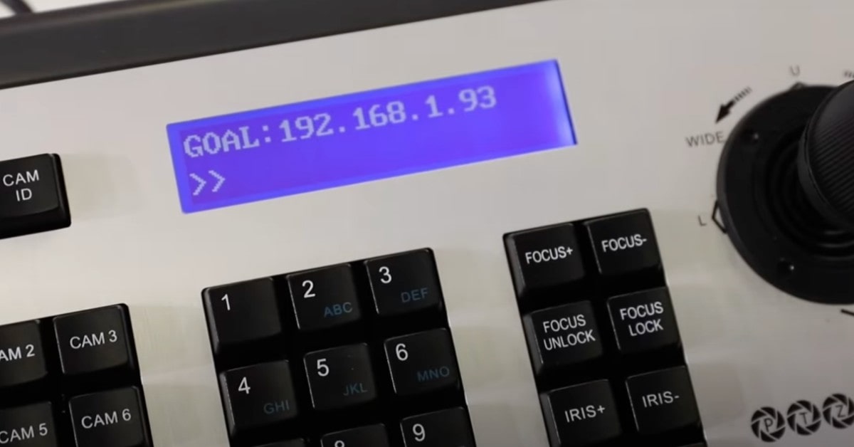 PTZOptics PT-JOY-G3 palanca de mando ptz