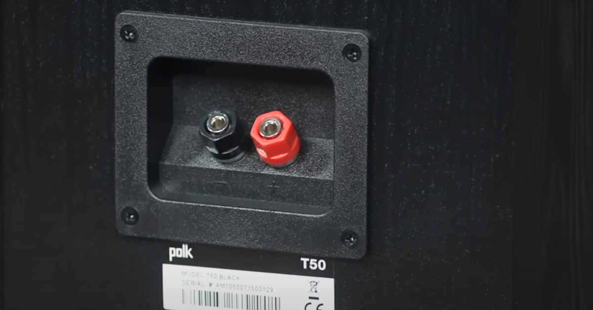 Altavoces de torre de suelo Polk Audio T50 de alta eficiencia (Individuales)