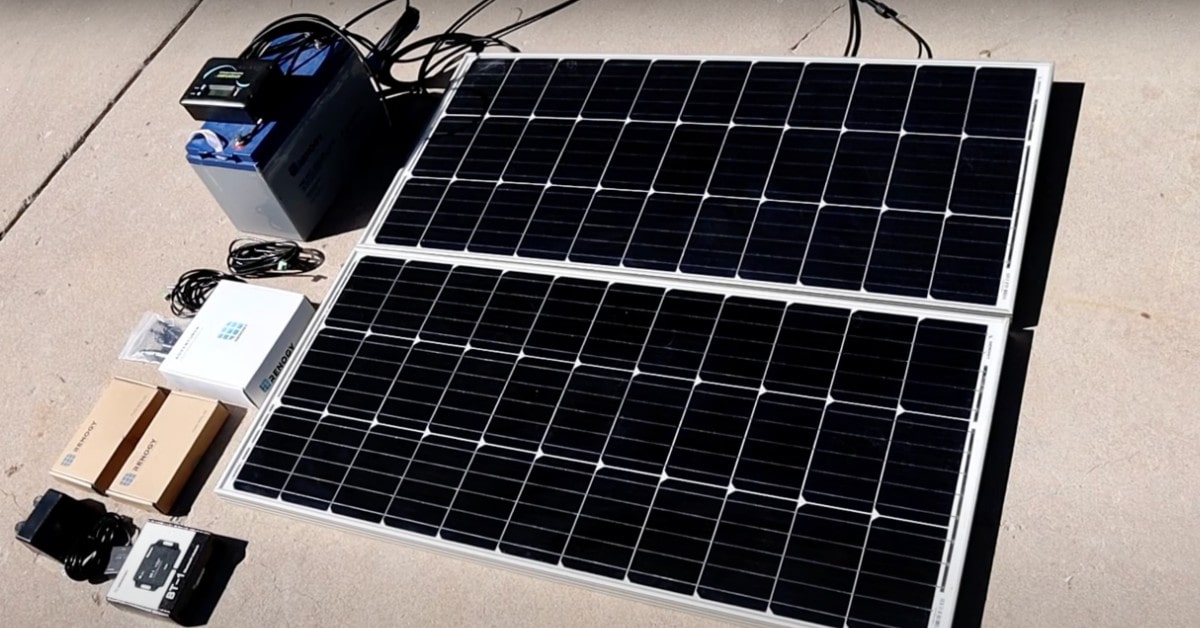 Panel solar Renogy de 200 vatios 