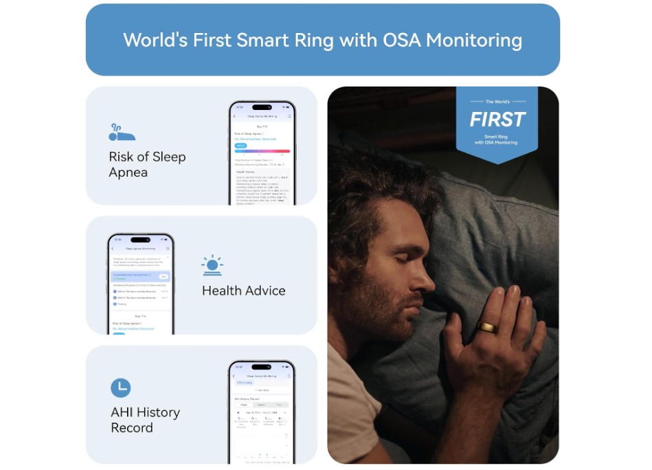 Anillo inteligente para llevar puesto RingConn Gen 2