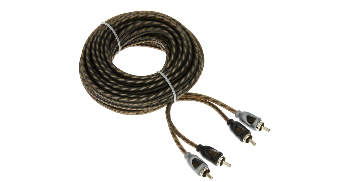 Rockford Fosgate Twisted Pair Signal Cable blindado rca cables para car audio