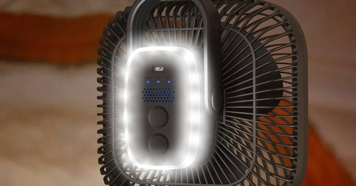 SLENPET ventilador recargable para carrito de golf