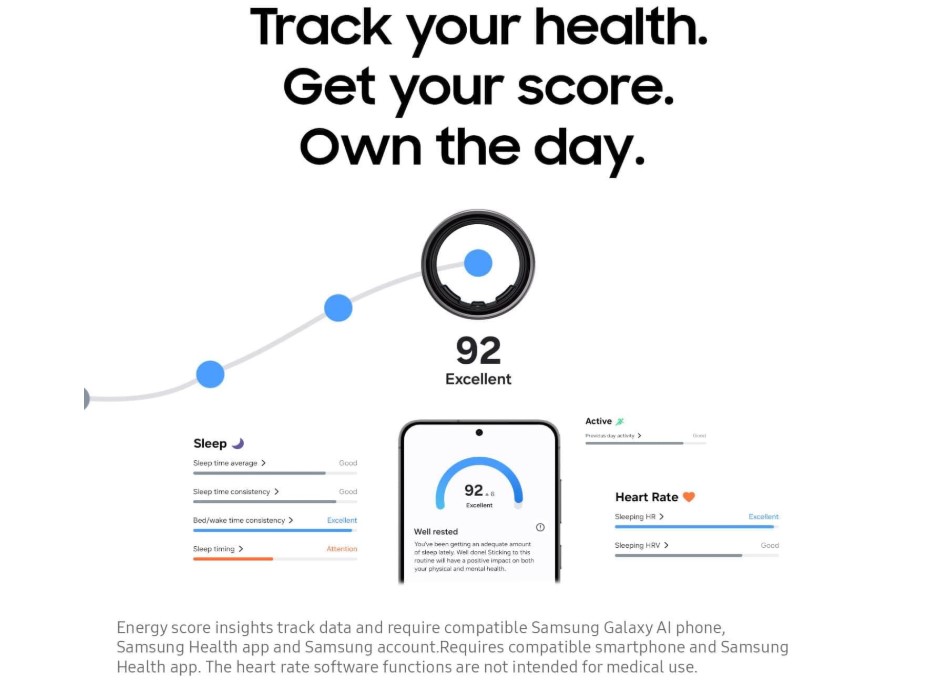 Anillo inteligente Samsung Galaxy