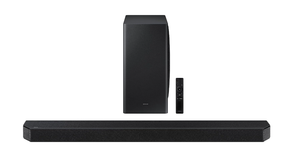 Barra de sonido Samsung HW-Q900A para televisor de pared