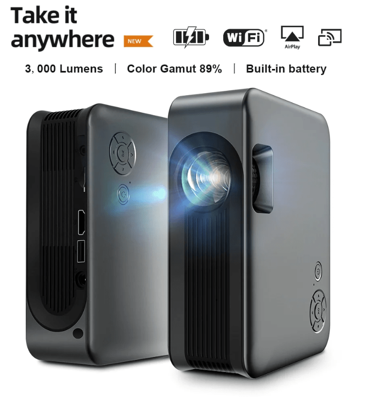Mini proyector LED portátil 4K Encalife for Bedroom