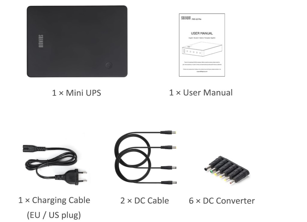 Minisistema de alimentación ininterrumpida Shanqiu 74Wh