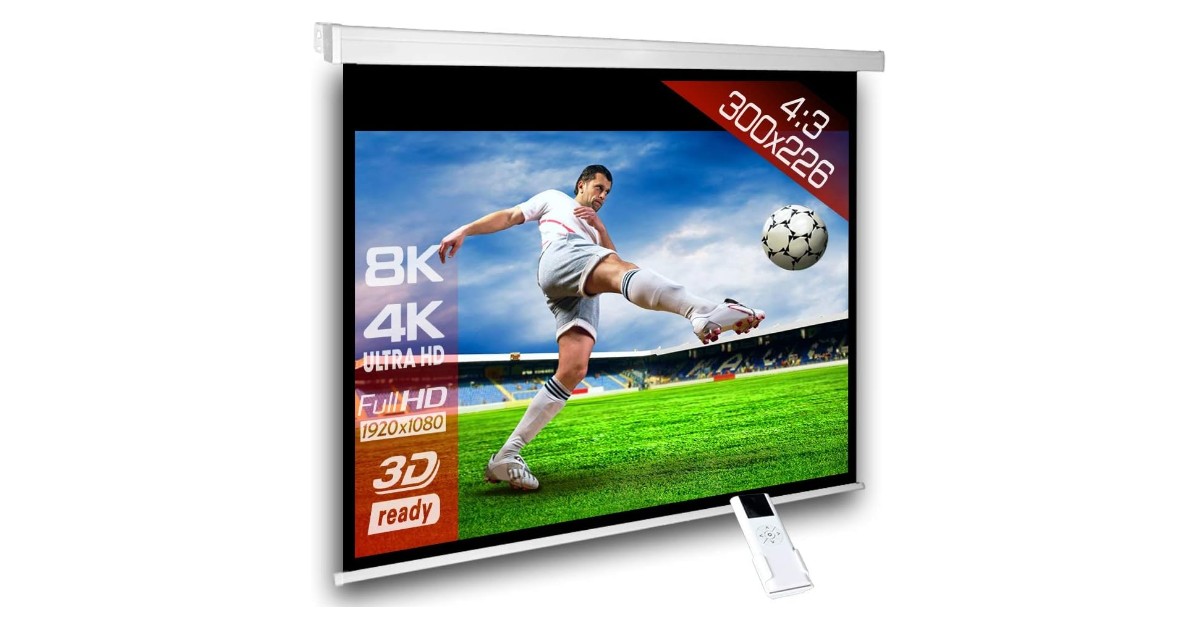 Pantalla de proyección motorizada SlenderLine