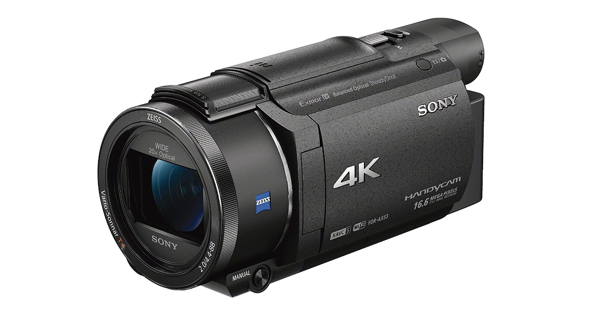 Sony FDRAX53/B Mejor videocámara para grabación nocturna