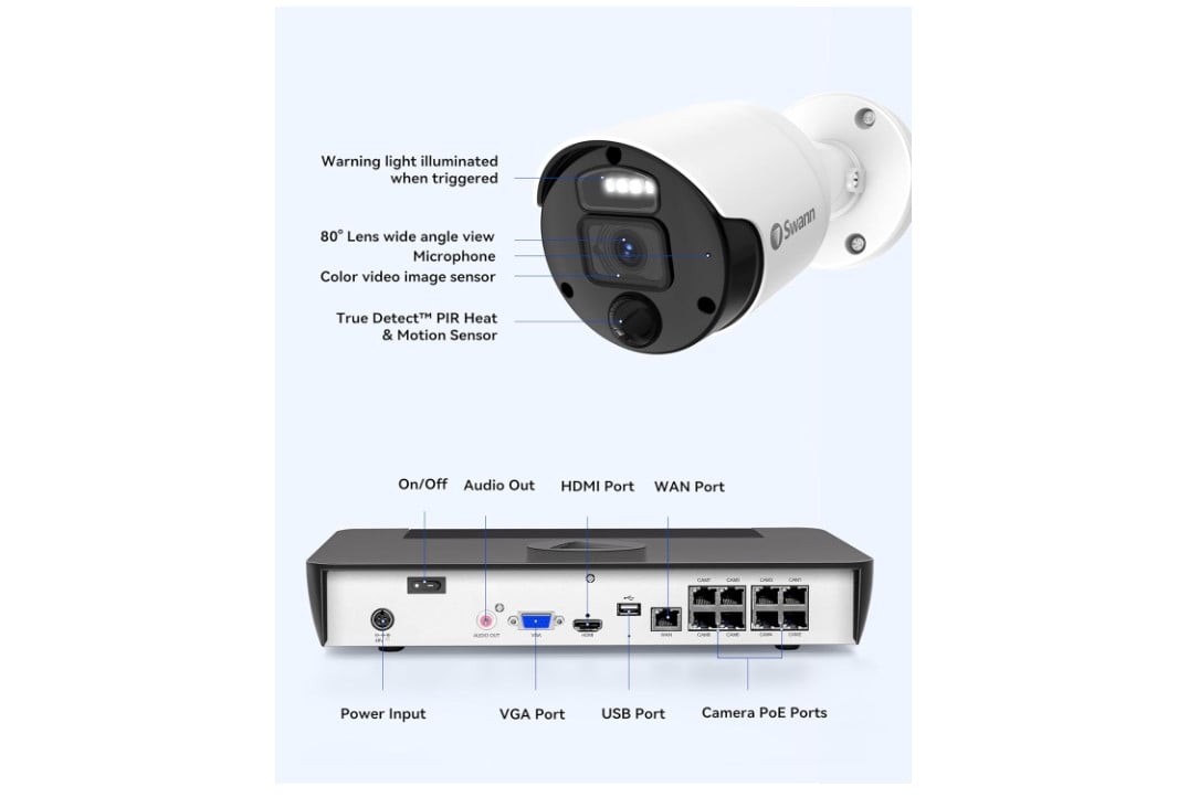 Swann 4K Master cámaras seguridad PoE