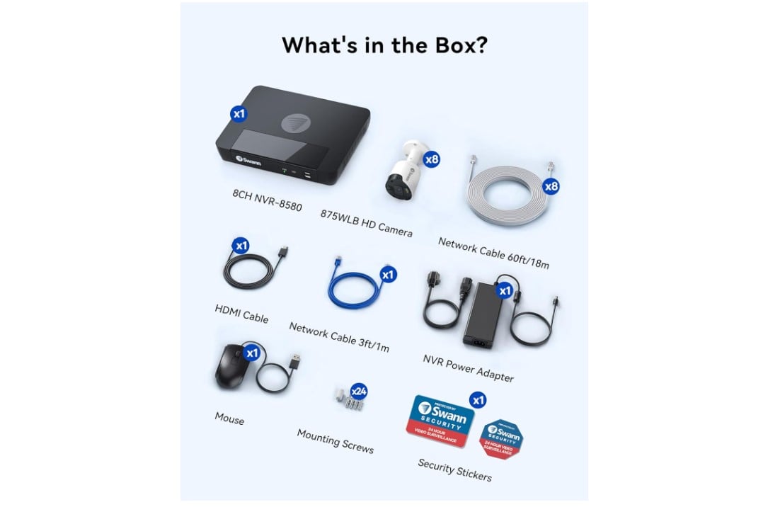 Swann 4K Master sistema videovigilancia PoE