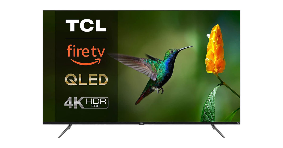 TCL 4K QLED Fire TV 55CF630 mejor smart tv para personas de edad avanzada