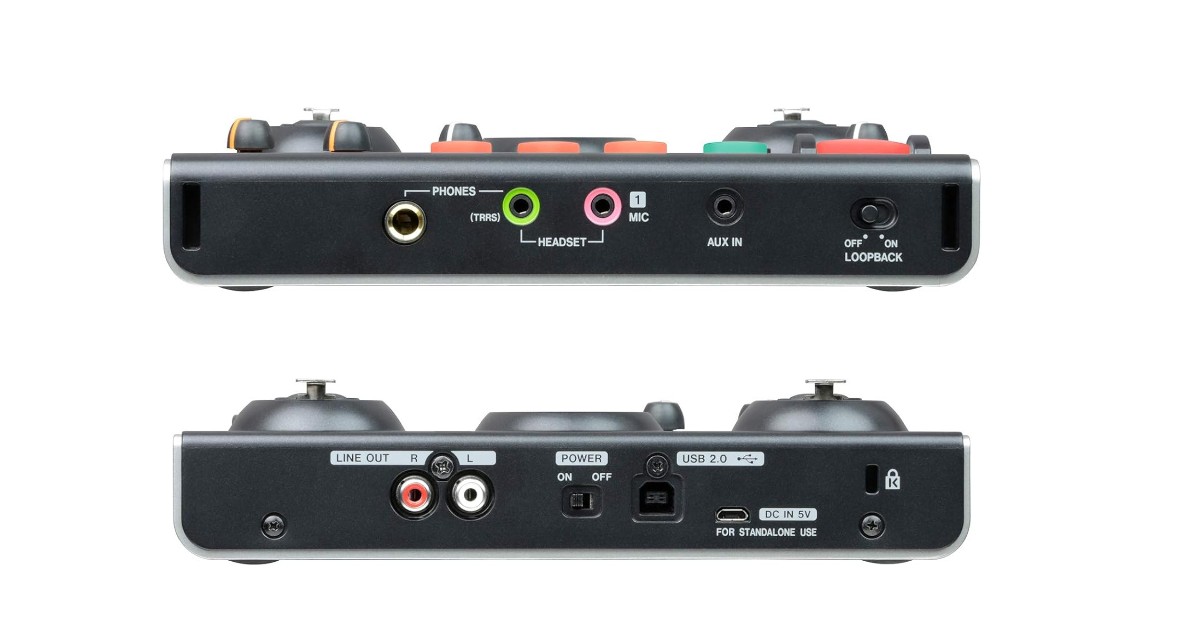 Tascam MiNiSTUDIO Creator US-42B mejores mezcladores de podcast