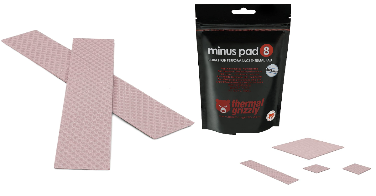 Thermal Grizzly Minus Pad 8 mejores almohadillas térmicas para gpu