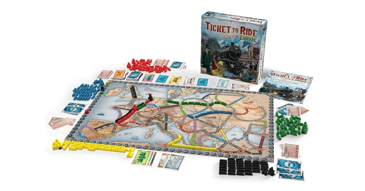 Ticket to Ride juegos de mesa familiares asequibles