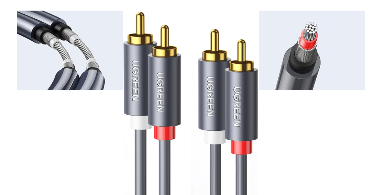 UGREEN los mejores cables rca para car audio