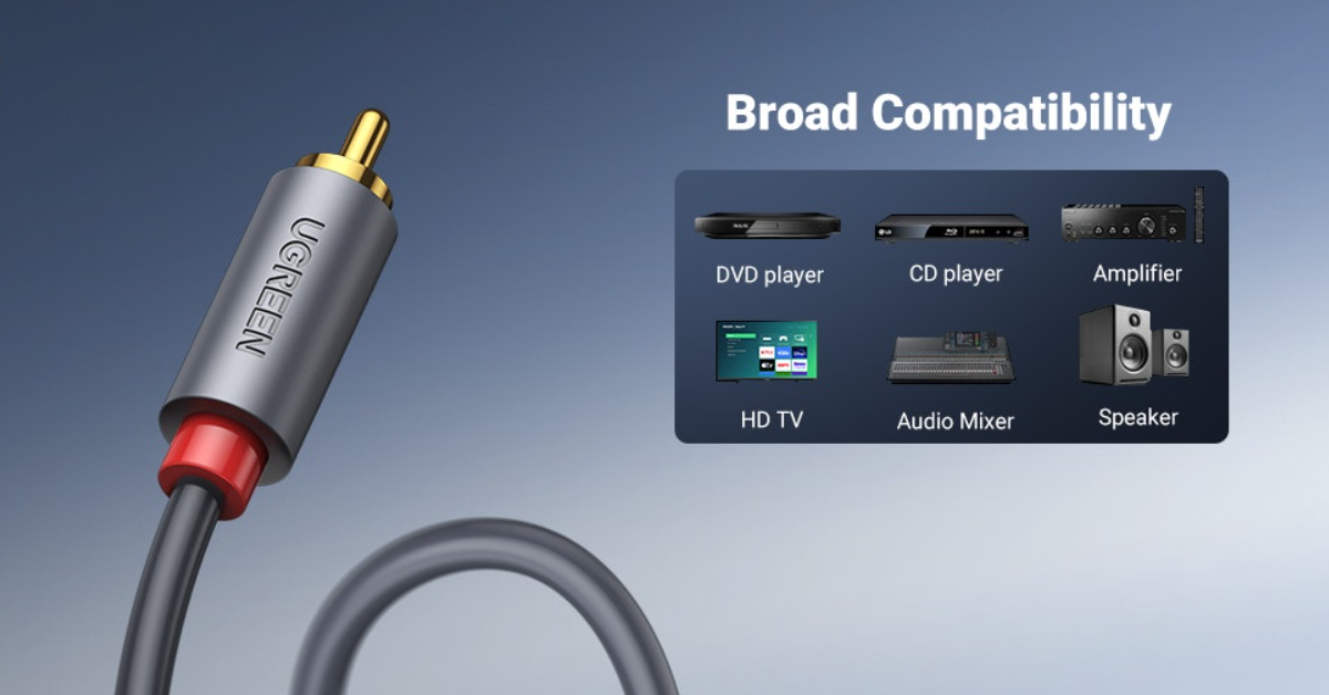 UGREEN cuales son los mejores cables rca para audio