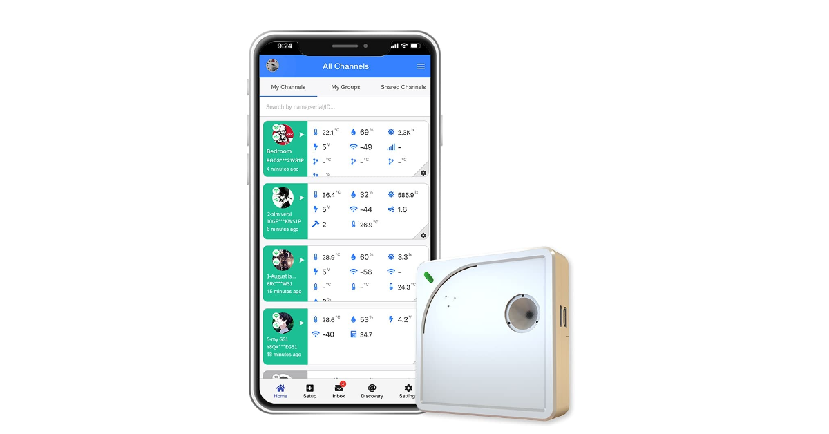UbiBot WS1 sensor de temperatura wifi