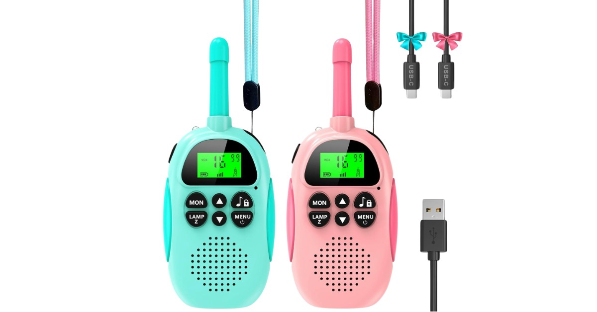 Ushining walkie talkies para niños
