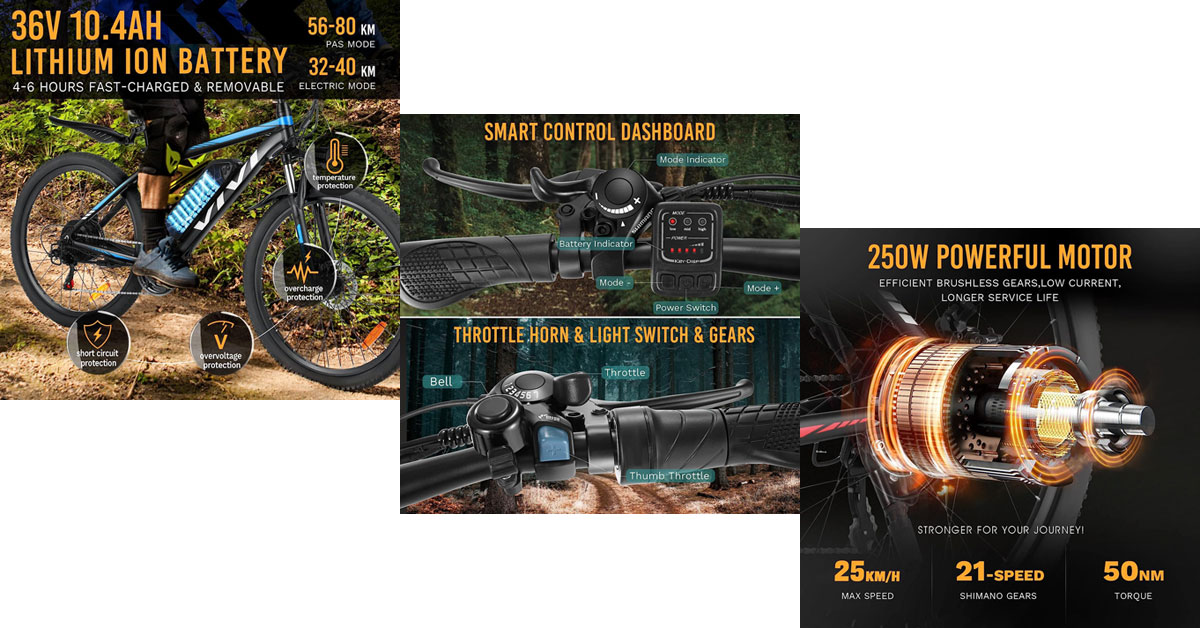 Vivi mejores e-bikes para reparto