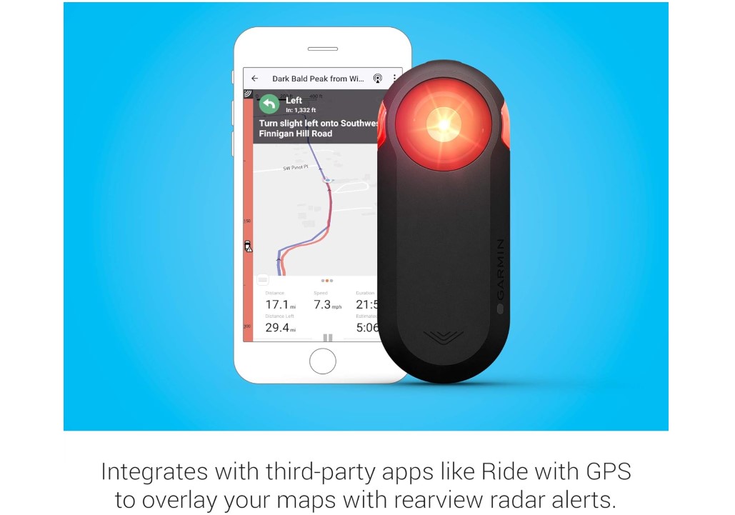 Avisador radar ciclismo Garmin Varia RTL515