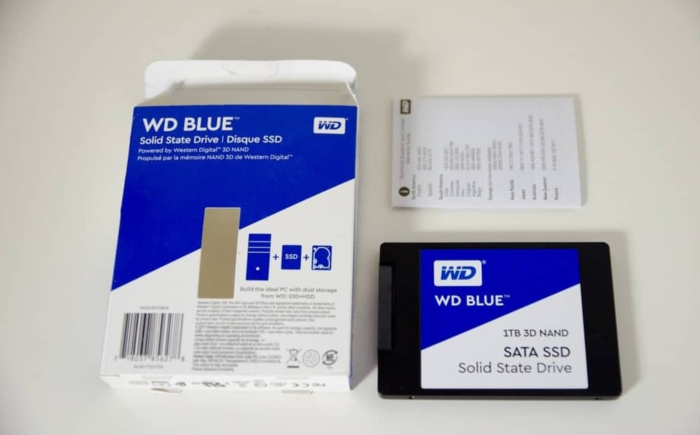 WD Blue 3D NAND almacenamiento datos permanente