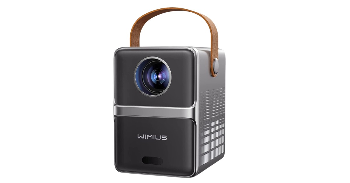 Mini proyector para exteriores Wimius 1080P 