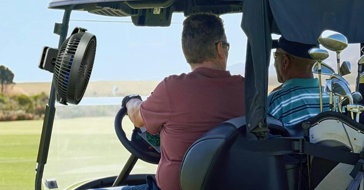 ventilador para carrito de golf en verano Xasla