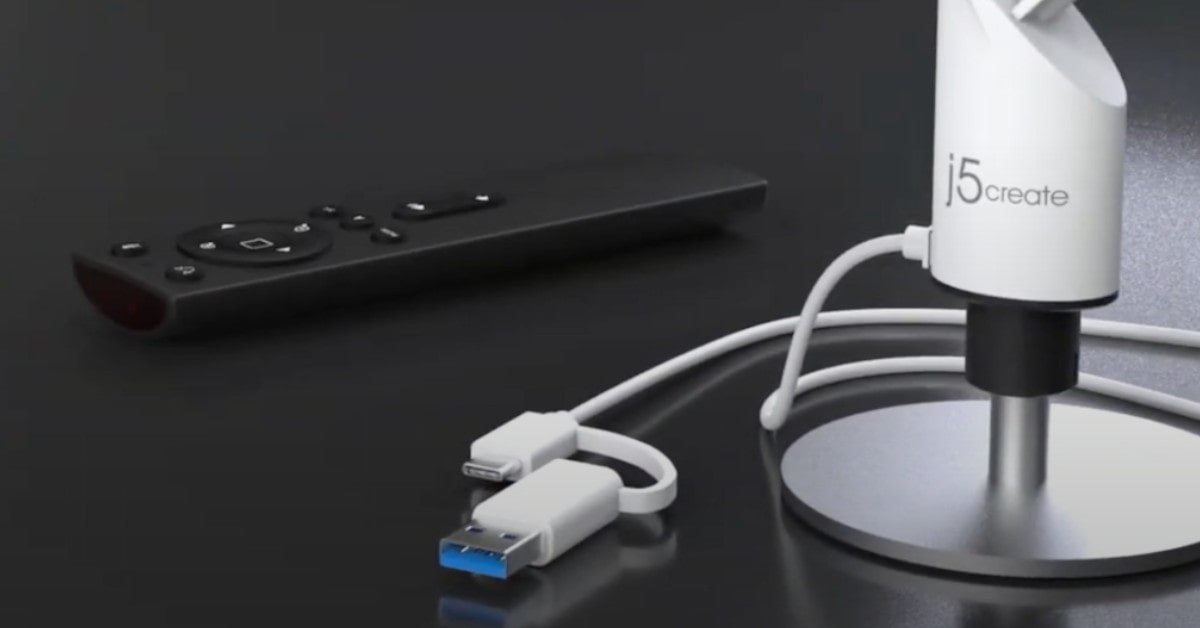 J5CREATE Webcam 360 GRADOS para salas de conferencias pequeñas