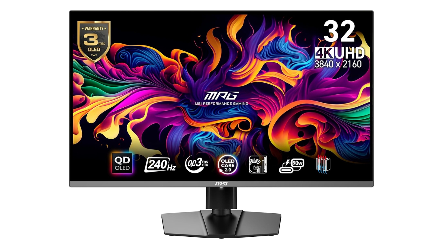 Monitor MSI MPG 321URX QD-OLED de 32 pulgadas y 144Hz