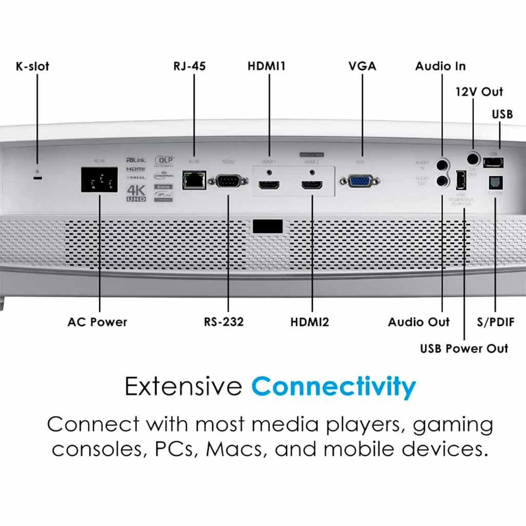 Proyector doméstico Optoma UHD60 Proyectores Optoma
