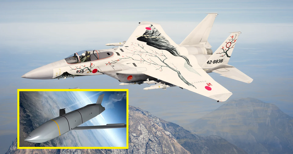 Estados Unidos equipará los cazas F-15J Eagle modernizados de Japón con misiles AGM-158B/B-2 JASSM-ER con un alcance de lanzamiento de casi 1.000 km. Estados Unidos equipará los cazas F-15J Eagle modernizados de Japón con misiles AGM-158B/B-2 JASSM-ER con un alcance de lanzamiento de casi 1.000 km.