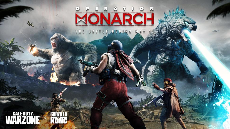En la nueva temporada de Call of Duty: Warzone Godzilla peleará con Congo En la nueva temporada de Call of Duty: Warzone Godzilla peleará con Congo