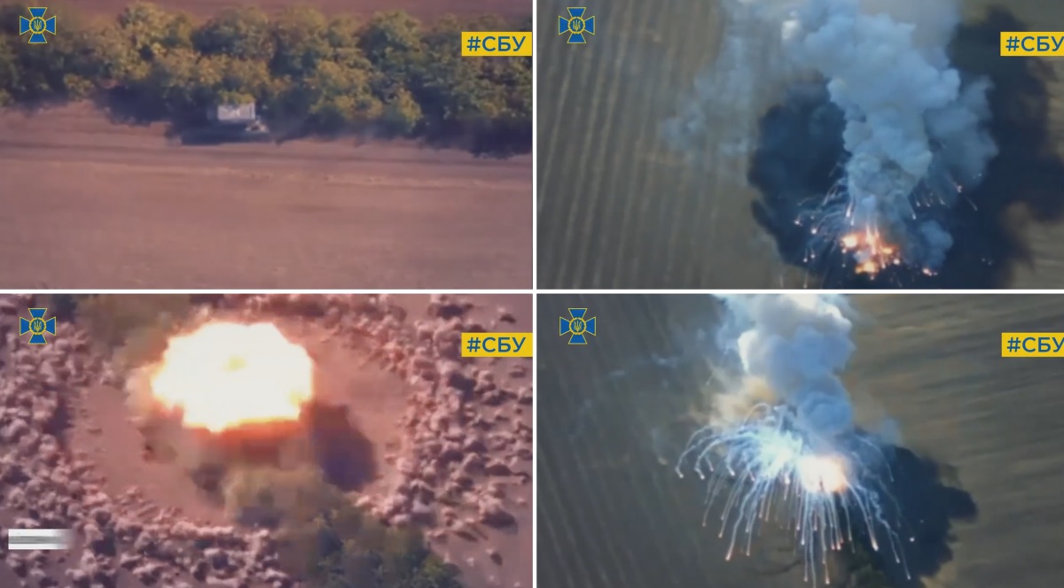 HIMARS destruyó un sistema de lanzallamas pesado ruso TOS-1A con misiles termobáricos que puede calcinar áreas de 40.000 metros cuadrados HIMARS destruyó un sistema de lanzallamas pesado ruso TOS-1A con misiles termobáricos que puede calcinar áreas de 40.000 metros cuadrados