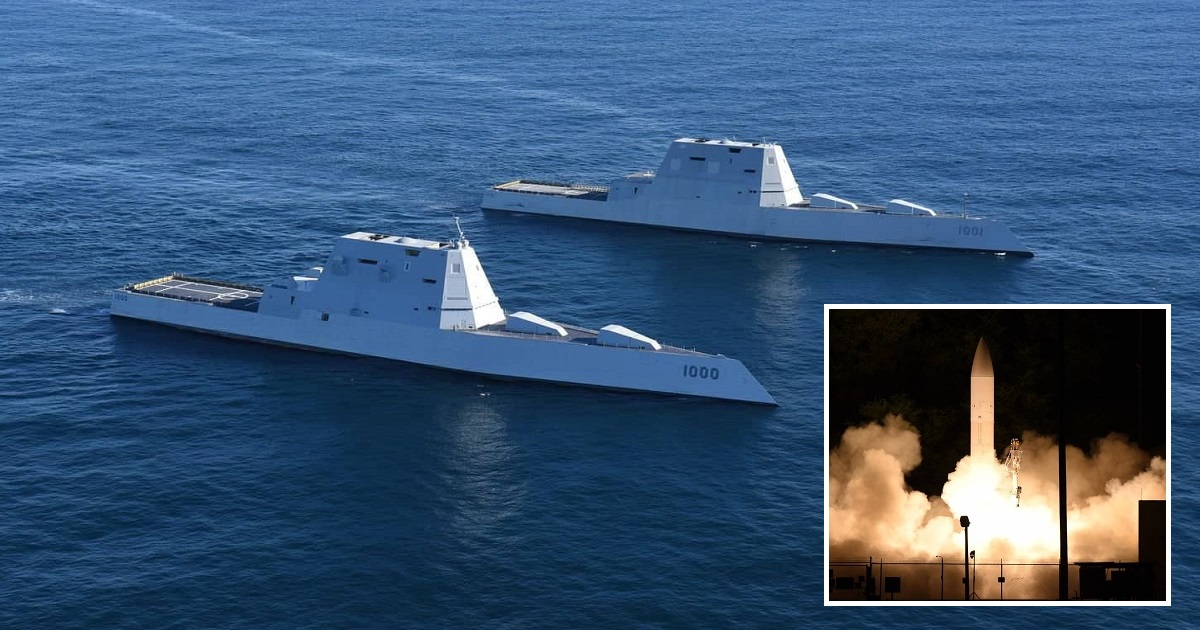 La Marina estadounidense quiere equipar los destructores furtivos USS Zumwalt y los submarinos Virginia con misiles hipersónicos LRHW para 2029 La Marina estadounidense quiere equipar los destructores furtivos USS Zumwalt y los submarinos Virginia con misiles hipersónicos LRHW para 2029