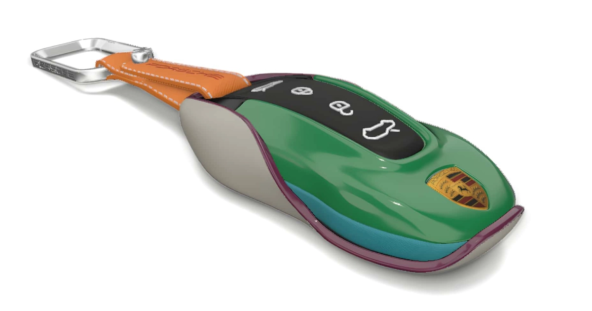 Personalización: Crea un llavero único para tu Porsche Cayenne EV