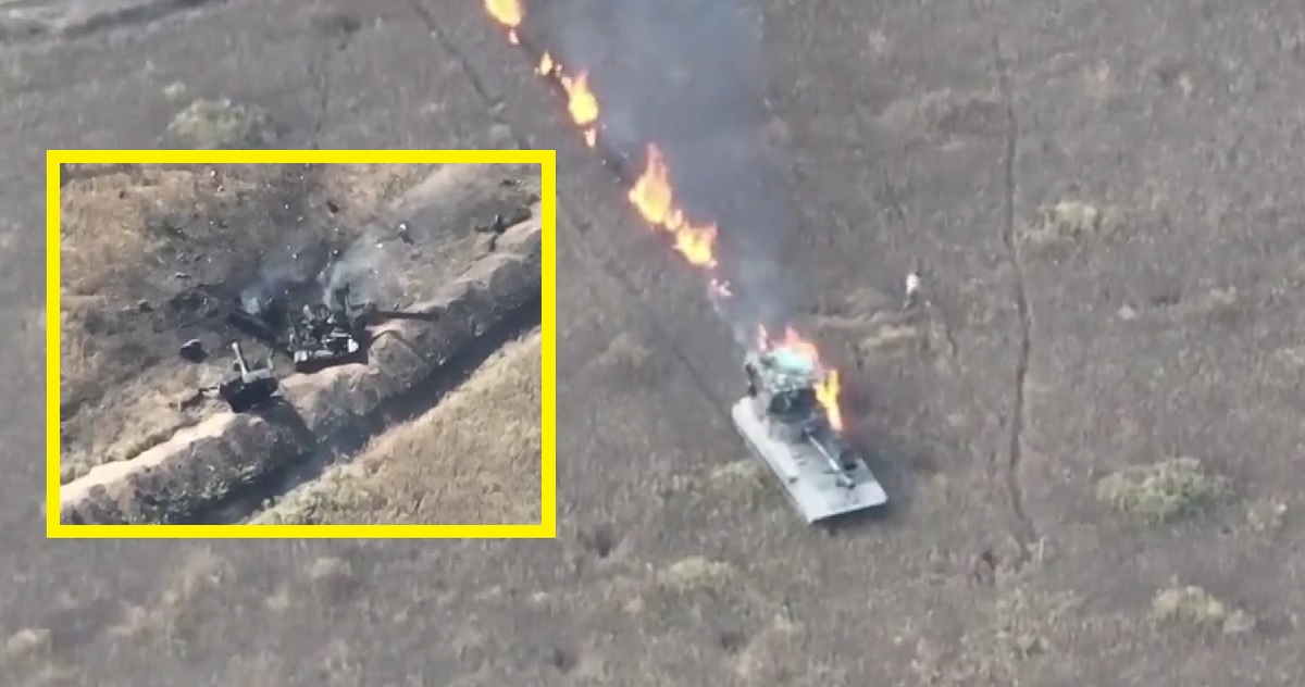 Aviones kamikaze ucranianos de 500 dólares destruyeron un obús autopropulsado ruso 2S1 Gvozdika en dos intentos Aviones kamikaze ucranianos de 500 dólares destruyeron un obús autopropulsado ruso 2S1 Gvozdika en dos intentos