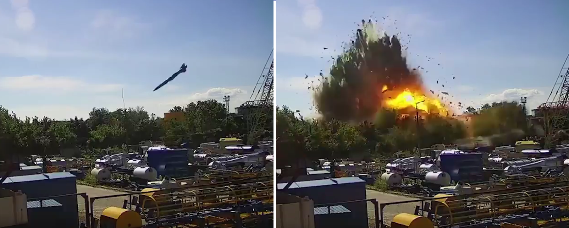 Zelensky publicó un video de un impacto directo de un misil ruso X-22 en el centro comercial Amstor en Kremenchug Zelensky publicó un video de un impacto directo de un misil ruso X-22 en el centro comercial Amstor en Kremenchug