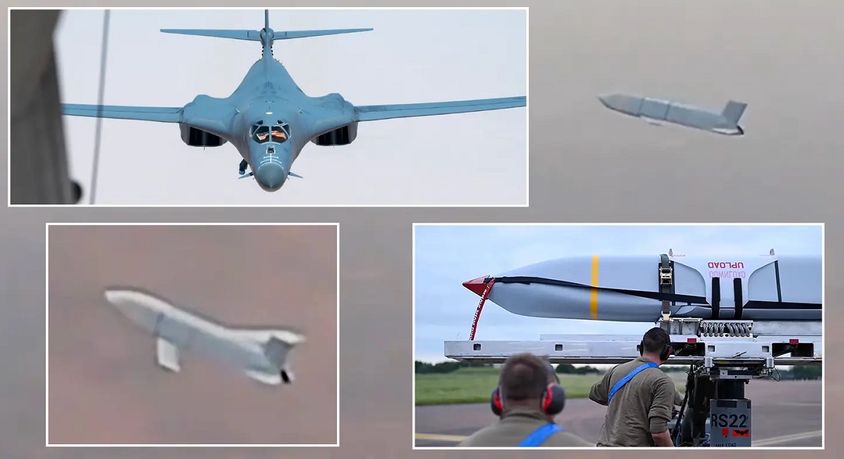 La Fuerza Aérea de EE.UU. muestra un vídeo inédito del lanzamiento del misil AGM-158 JASSM desde el bombardero estratégico B-1B Lancer