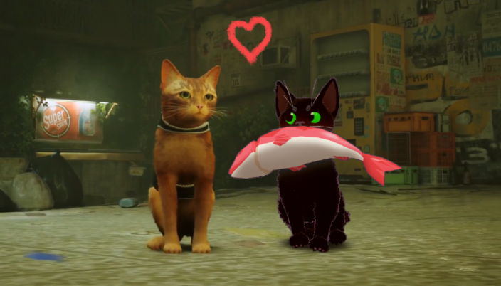 El autor de juegos de gatos organizó un lindo flashmob alrededor de Stray El autor de juegos de gatos organizó un lindo flashmob alrededor de Stray