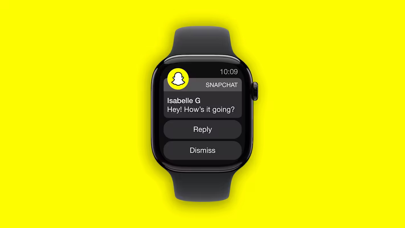 Apple Watch ahora admite respuestas a mensajes de Snapchat Snapchat en la muñeca: ahora las respuestas están disponibles desde Apple Watch