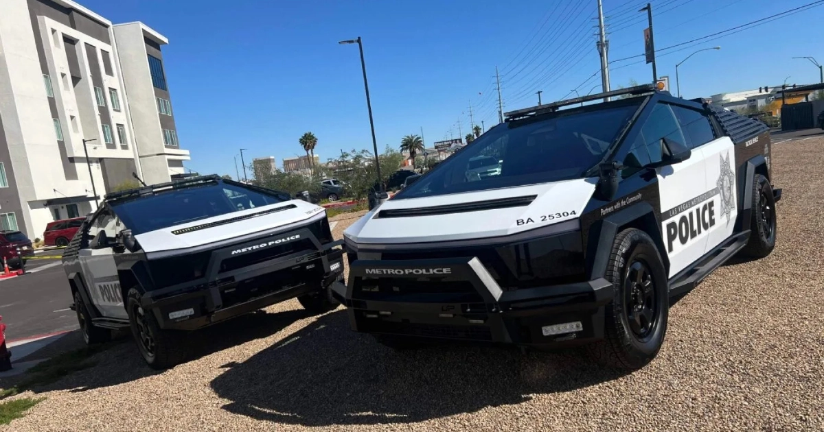 Cybertruck de Tesla Presentado en la Demostración de la Policía de Las Vegas