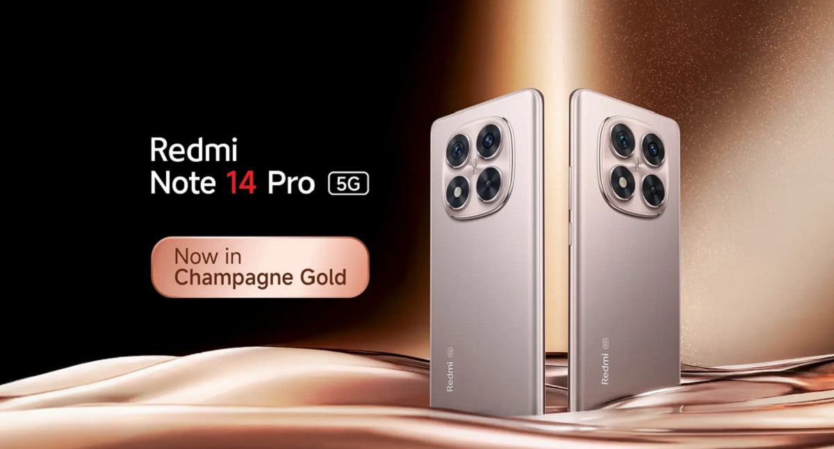 El Redmi Note 14 Pro+ 5G en color Champagne Gold elegante ha sido presentado
