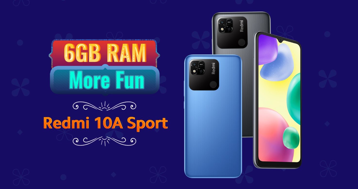 Redmi 10A Sport - Helio G25, 5000mAh y MIUI 12.5 por $135