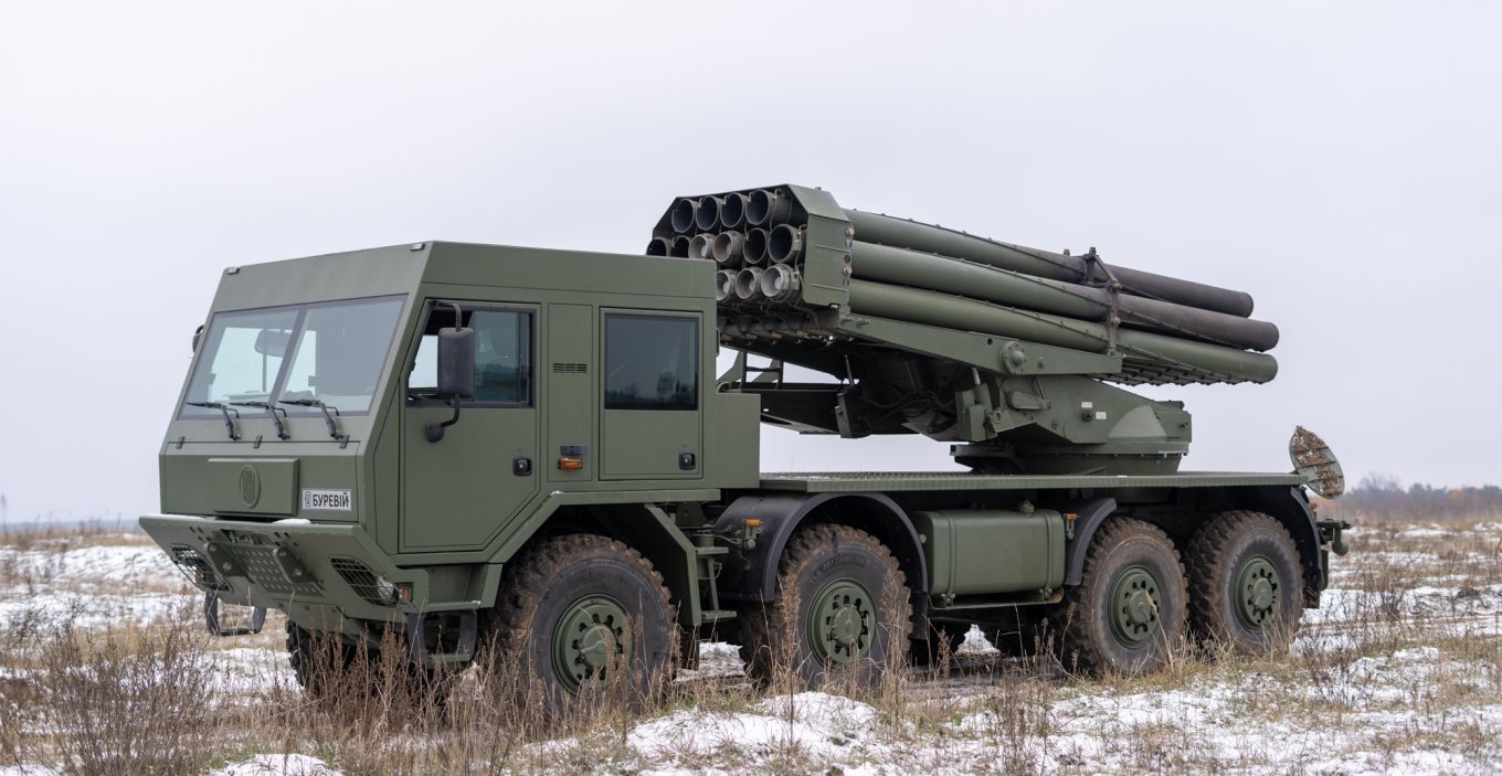 Se publica un vídeo del uso en combate del último MLRS Bureviy de Ucrania Se publica un vídeo del uso en combate del último MLRS Bureviy de Ucrania