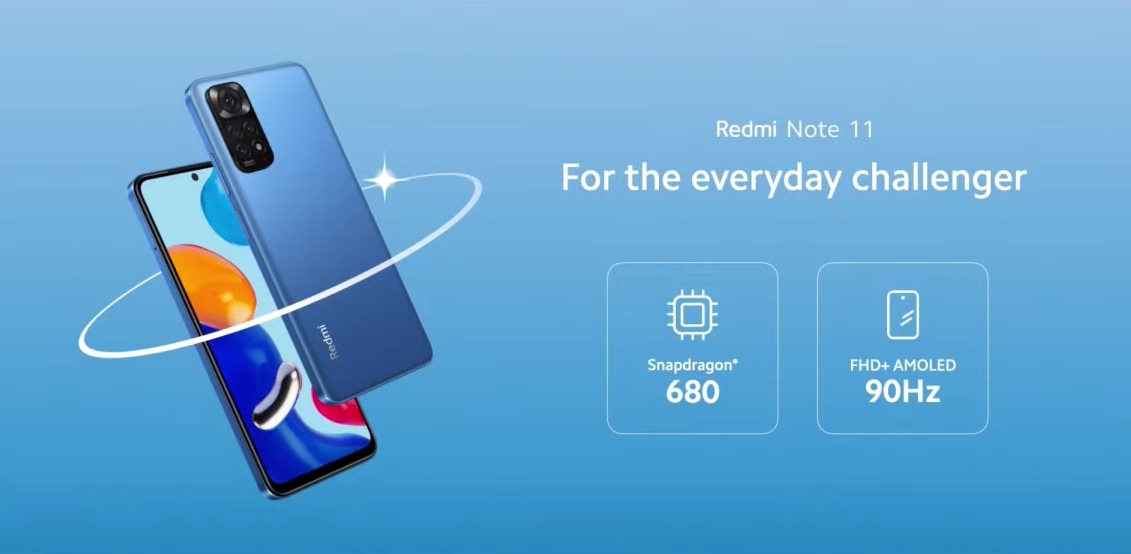 Redmi Note 11 - Snapdragon 680, cámara de 50MP, NFC, pantalla AMOLED de 90Hz y MIUI 13 desde $175 Redmi Note 11 - Snapdragon 680, cámara de 50MP, NFC, pantalla AMOLED de 90Hz y MIUI 13 desde $175