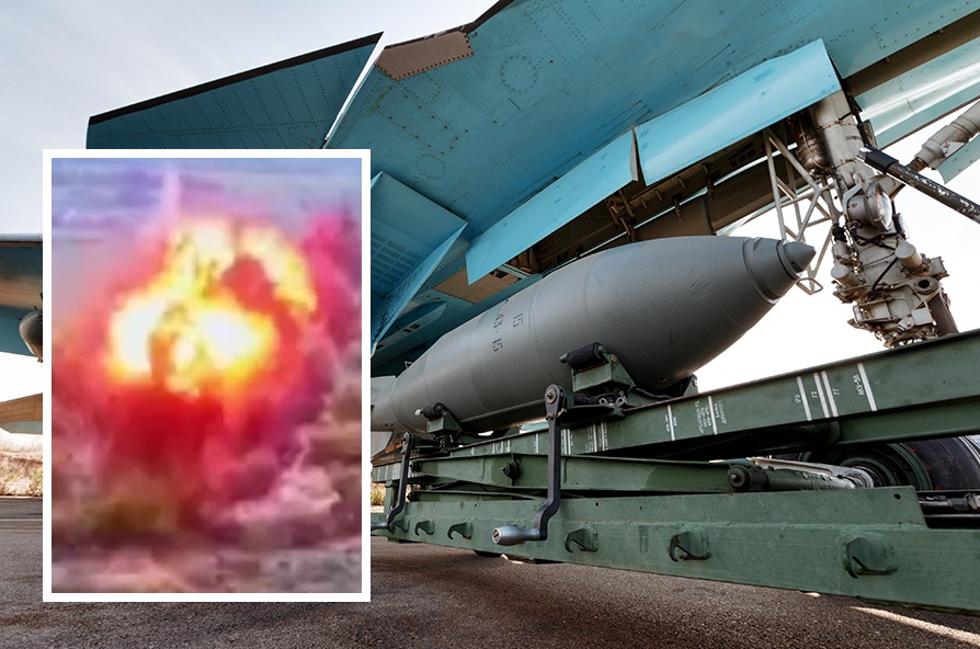 Zapadores ucranianos destruyen un avión bomba FAB-250 con el equivalente ruso del kit JDAM estadounidense Zapadores ucranianos destruyen un avión bomba FAB-250 con el equivalente ruso del kit JDAM estadounidense