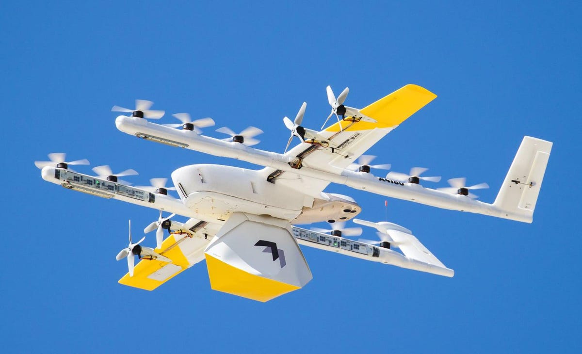 Los drones con alas recogerán productos directamente de las tiendas para entregarlos a los clientes Los drones con alas recogerán productos directamente de las tiendas para entregarlos a los clientes