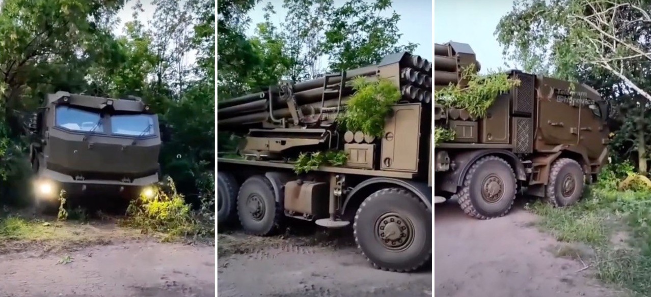El ejército ucraniano mostró por primera vez el Burevіy MLRS en el chasis Tatra El ejército ucraniano mostró por primera vez el Burevіy MLRS en el chasis Tatra